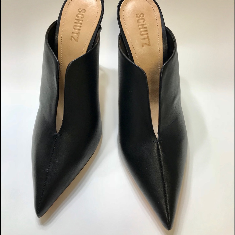 Schutz Docia Black Mule Pump